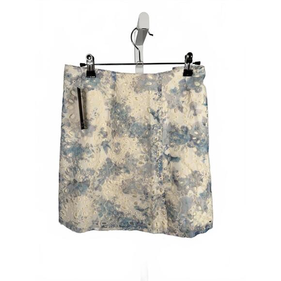 Lulus Positively Beloved Ivory Floral Embroidered Mini Skirt - XL - Picture 2 of 8